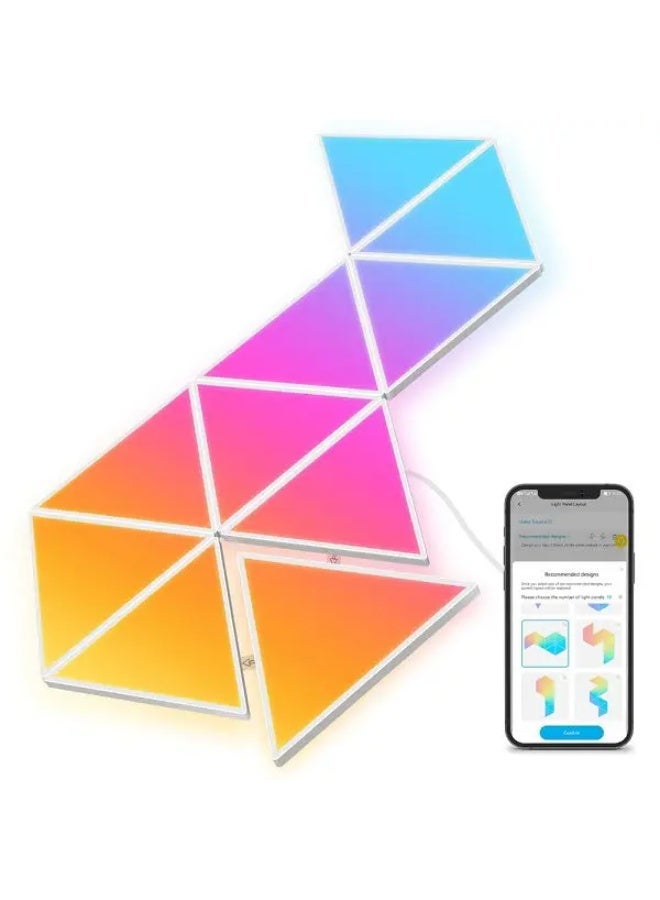 جوفي ألواح إضاءة مثلثية Govee Glide (H6067) – ألوان متعددة لتزيين الغرفة والألعاب - Image 5